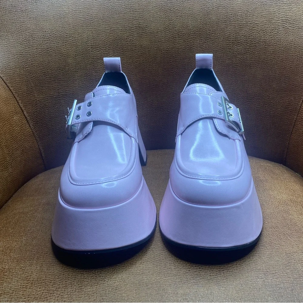 Charles & Keith Pink Platform Shoes